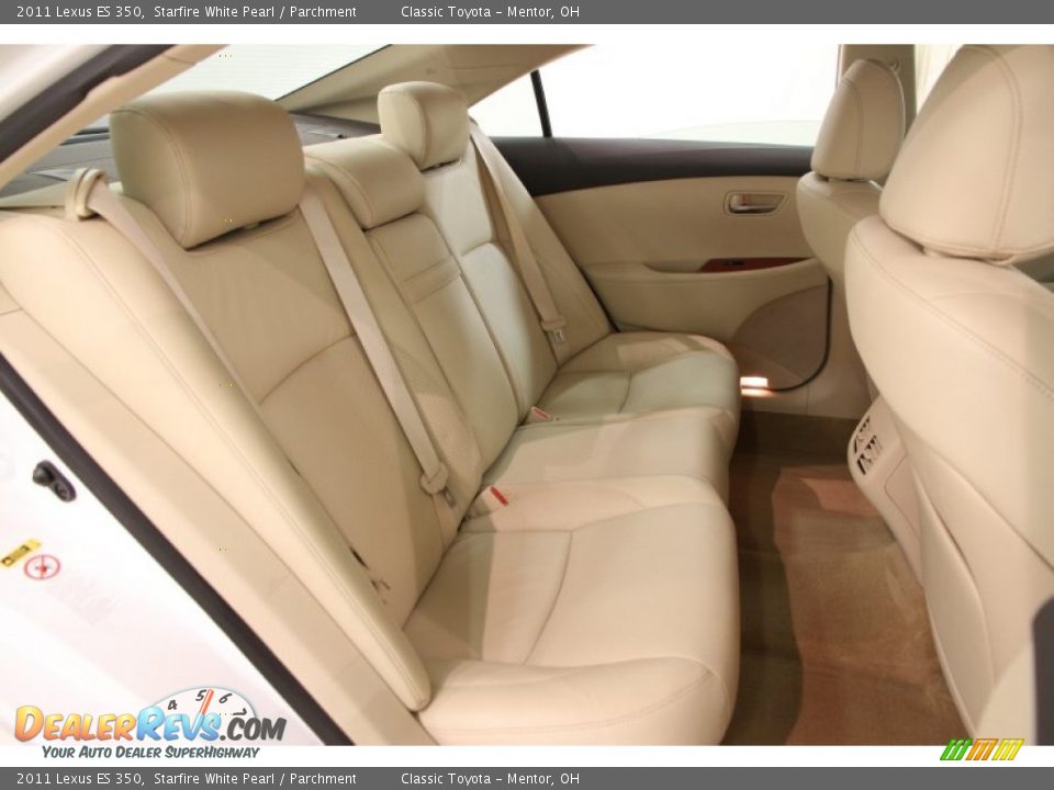 2011 Lexus ES 350 Starfire White Pearl / Parchment Photo #26