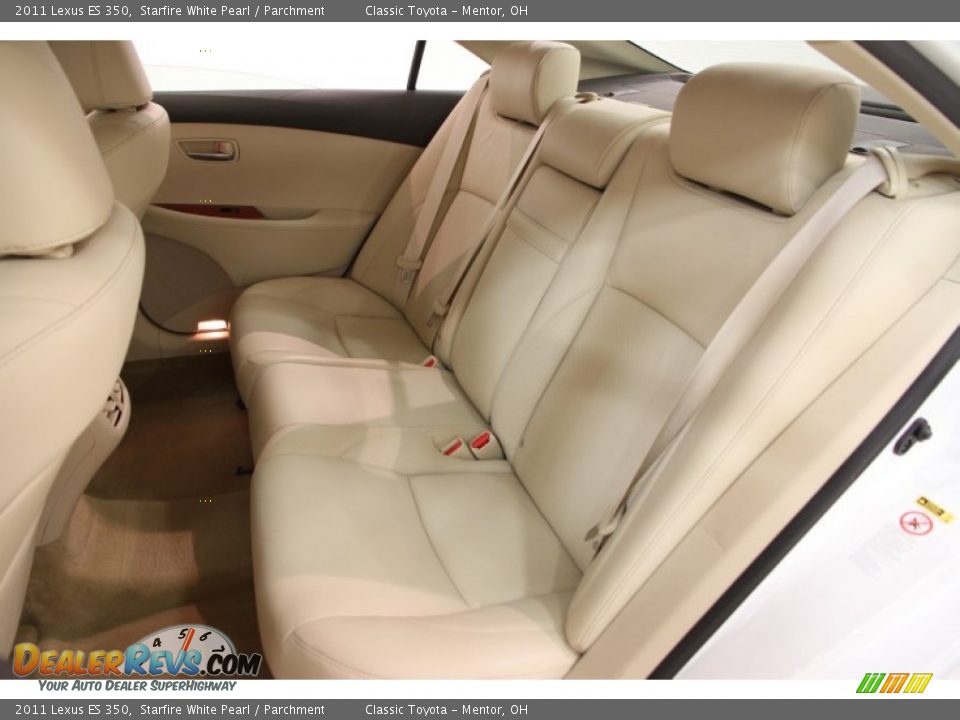 2011 Lexus ES 350 Starfire White Pearl / Parchment Photo #27