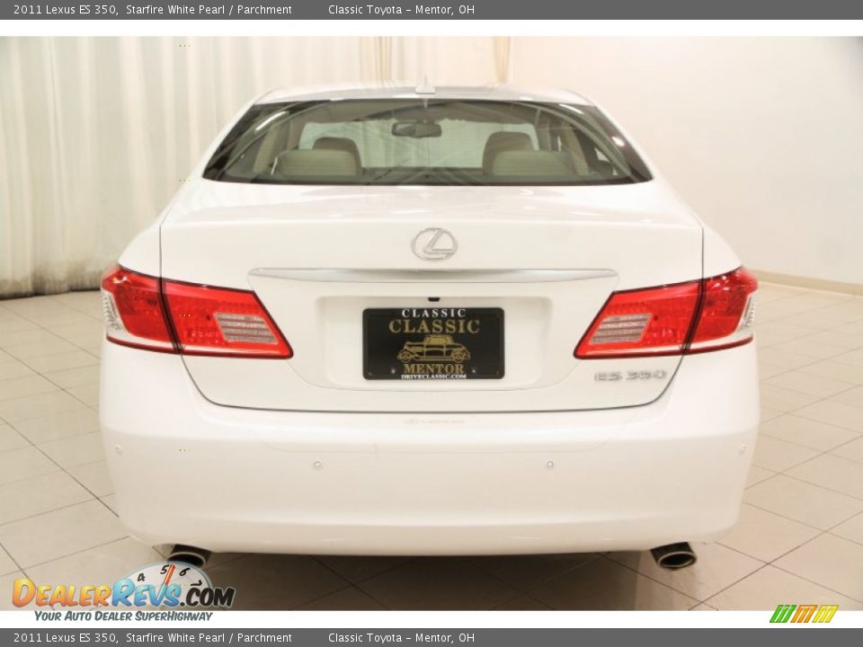 2011 Lexus ES 350 Starfire White Pearl / Parchment Photo #29