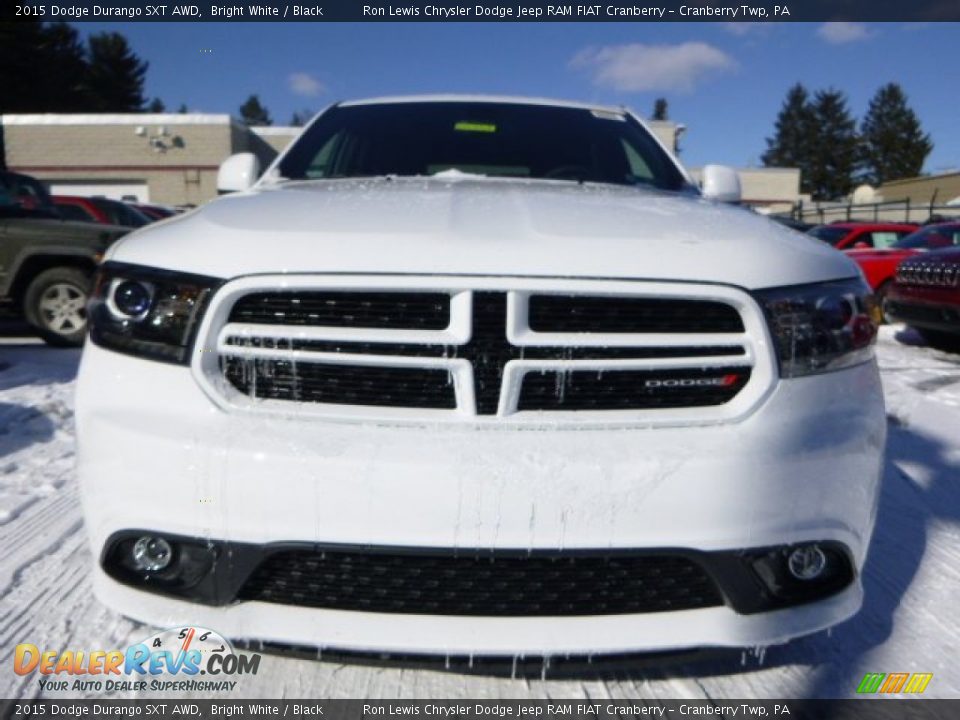 2015 Dodge Durango SXT AWD Bright White / Black Photo #8