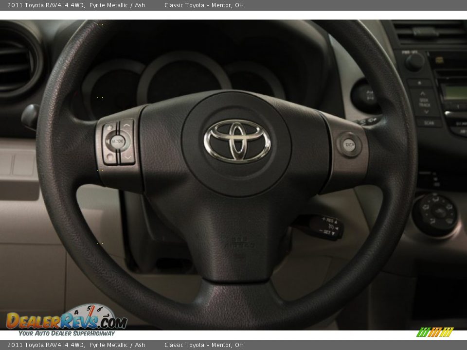 2011 Toyota RAV4 I4 4WD Pyrite Metallic / Ash Photo #6