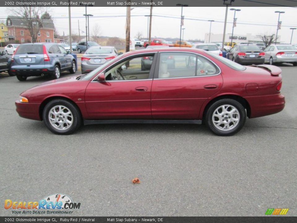2002 Oldsmobile Intrigue GL Ruby Red / Neutral Photo #9