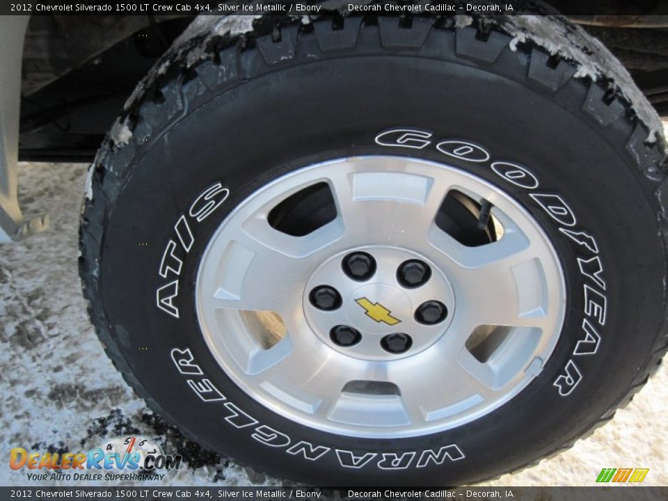 2012 Chevrolet Silverado 1500 LT Crew Cab 4x4 Silver Ice Metallic / Ebony Photo #8