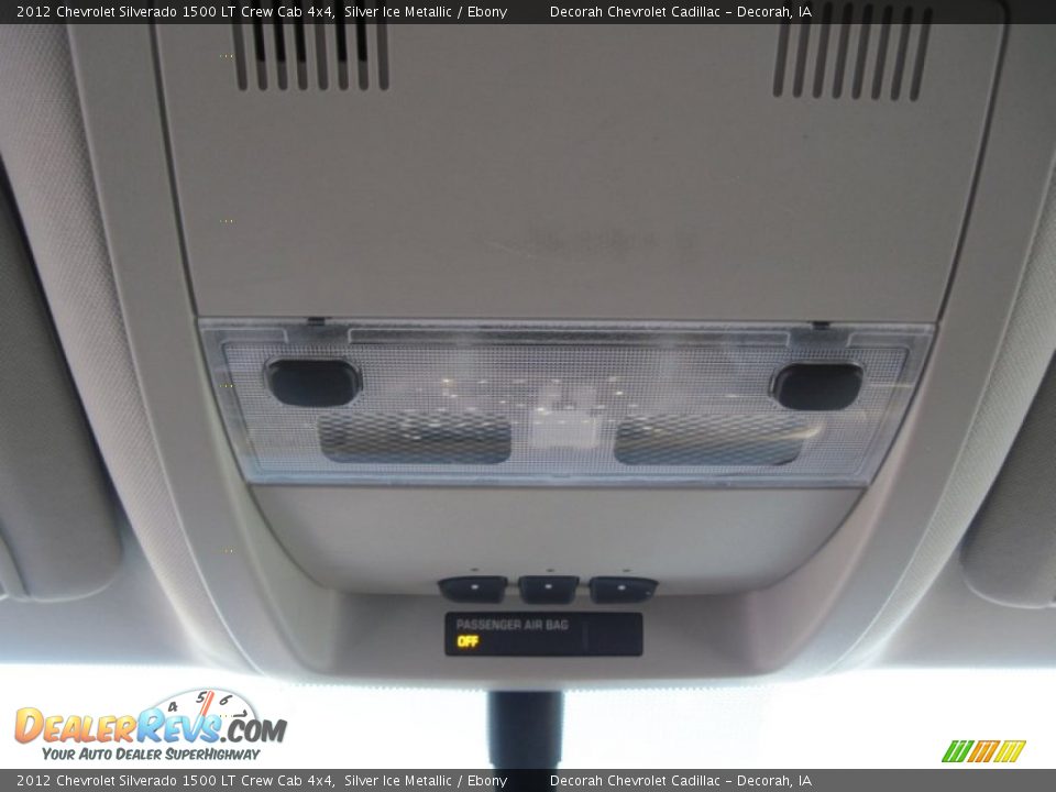 2012 Chevrolet Silverado 1500 LT Crew Cab 4x4 Silver Ice Metallic / Ebony Photo #18