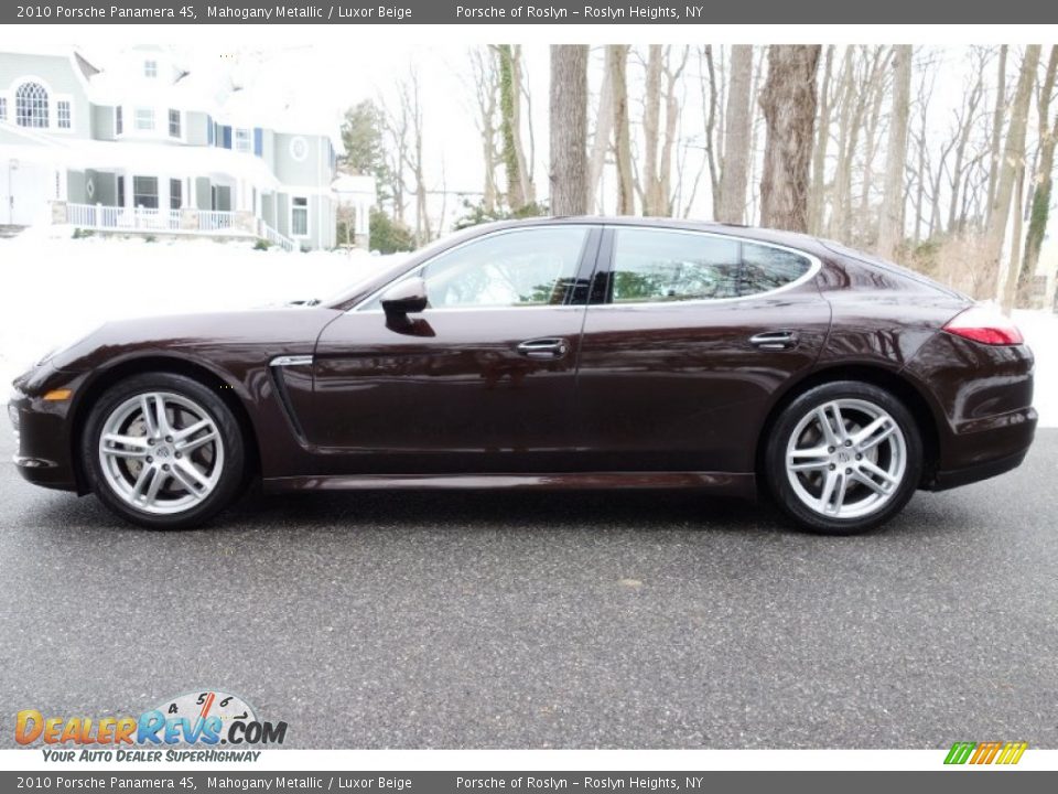 2010 Porsche Panamera 4S Mahogany Metallic / Luxor Beige Photo #3