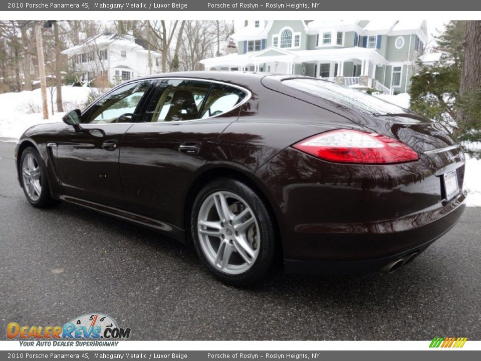 2010 Porsche Panamera 4S Mahogany Metallic / Luxor Beige Photo #4