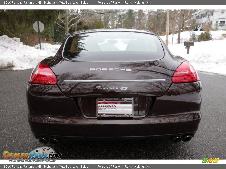 2010 Porsche Panamera 4S Mahogany Metallic / Luxor Beige Photo #5