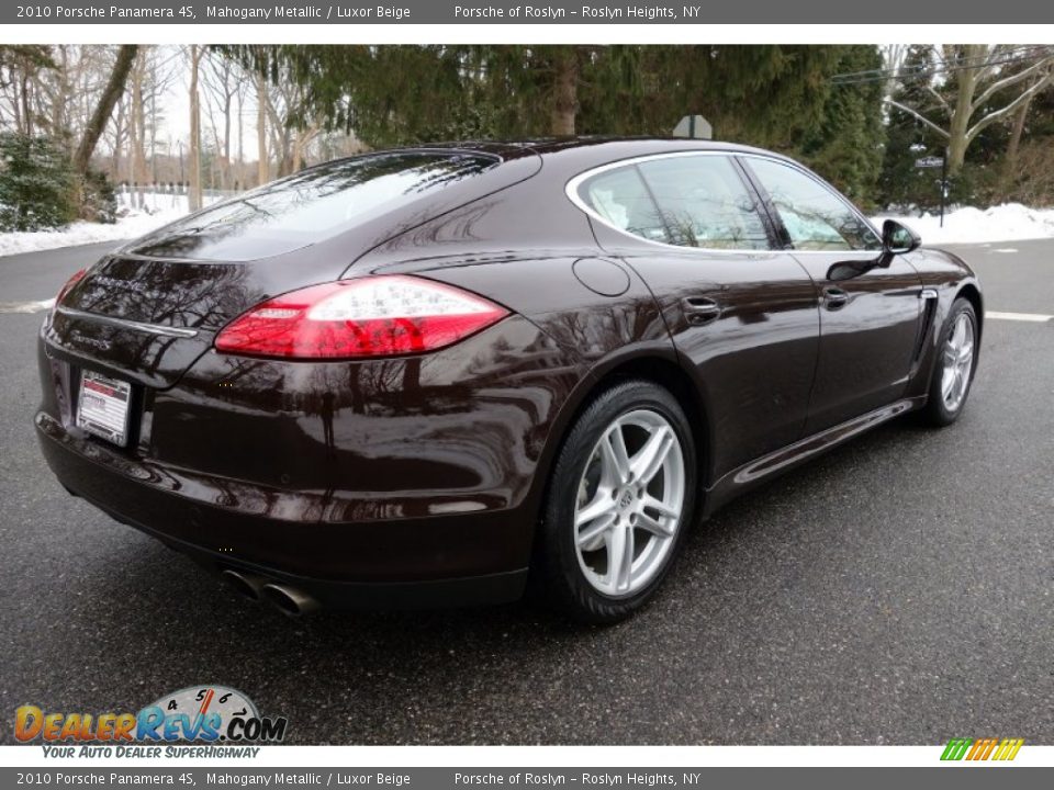 2010 Porsche Panamera 4S Mahogany Metallic / Luxor Beige Photo #6