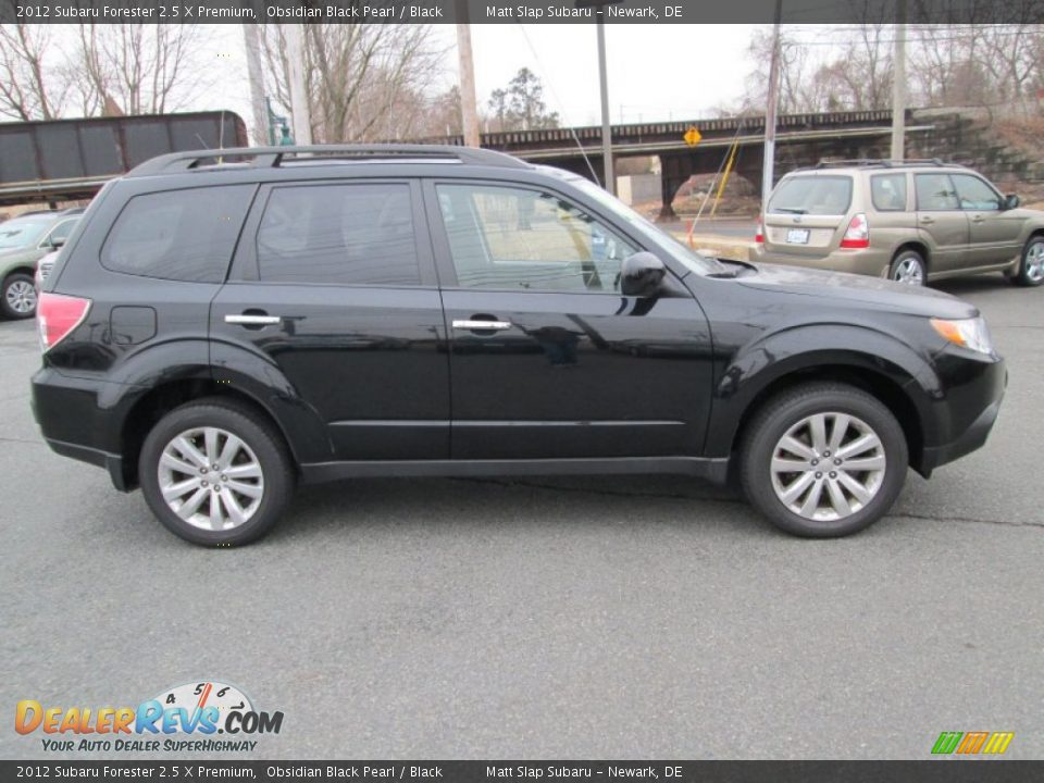 2012 Subaru Forester 2.5 X Premium Obsidian Black Pearl / Black Photo #5