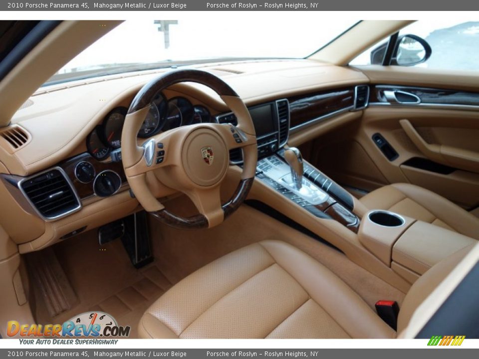 Luxor Beige Interior - 2010 Porsche Panamera 4S Photo #10