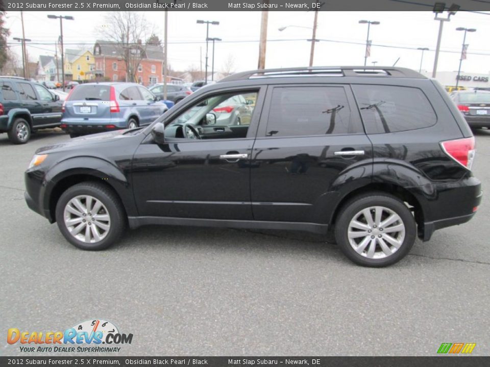 2012 Subaru Forester 2.5 X Premium Obsidian Black Pearl / Black Photo #9