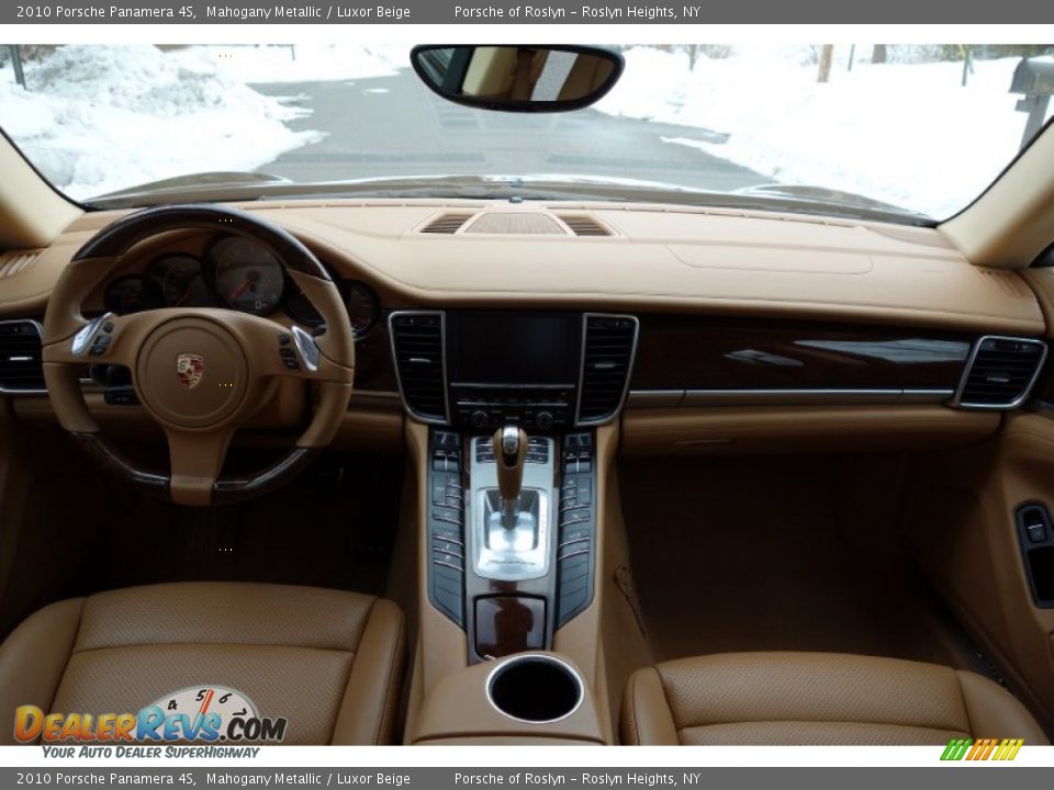 2010 Porsche Panamera 4S Mahogany Metallic / Luxor Beige Photo #13