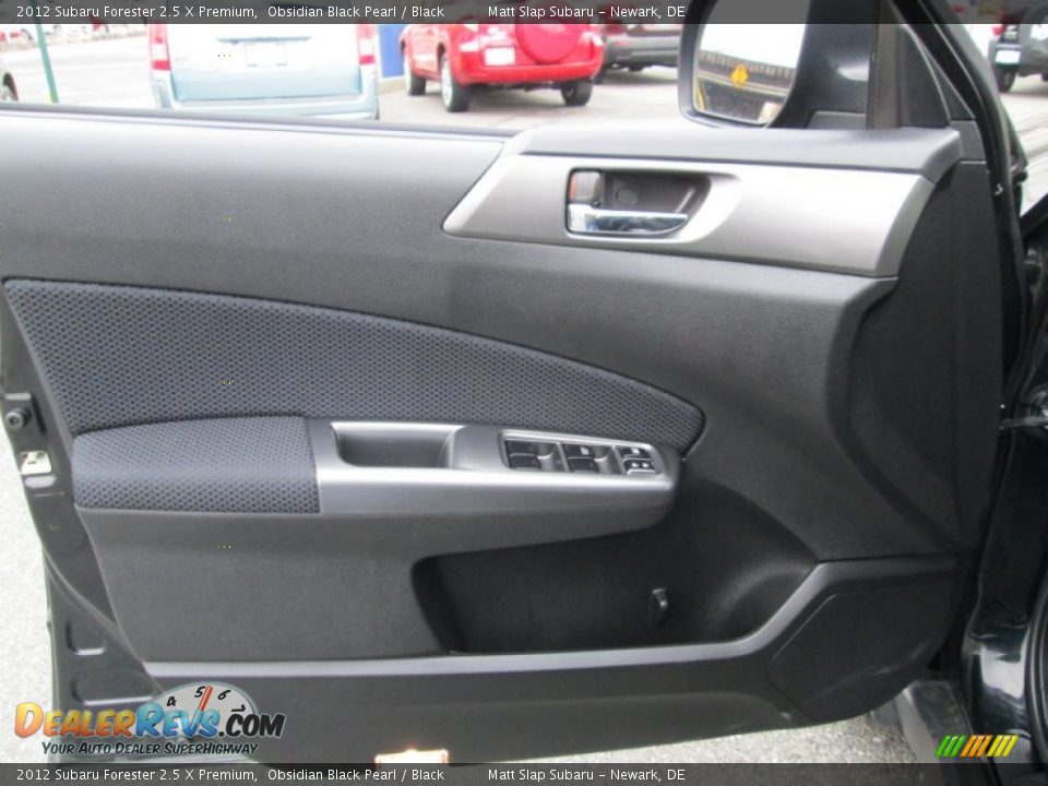 2012 Subaru Forester 2.5 X Premium Obsidian Black Pearl / Black Photo #12