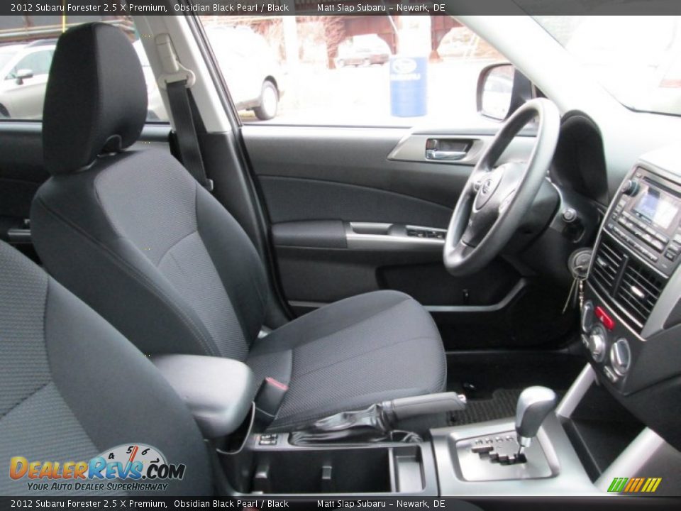 2012 Subaru Forester 2.5 X Premium Obsidian Black Pearl / Black Photo #15