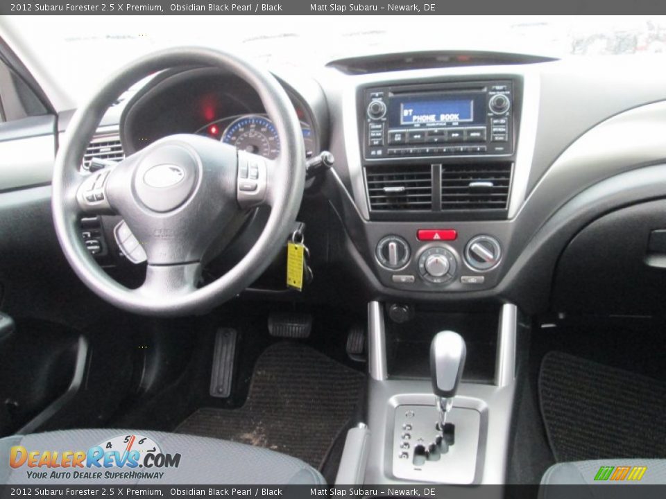 2012 Subaru Forester 2.5 X Premium Obsidian Black Pearl / Black Photo #16