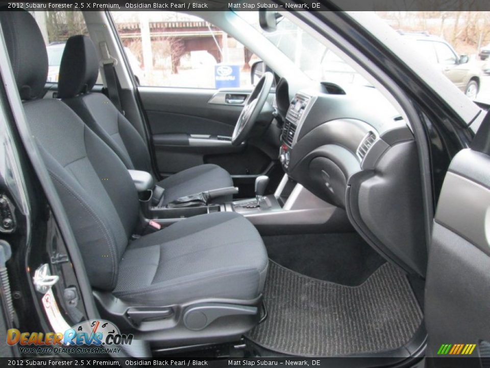 2012 Subaru Forester 2.5 X Premium Obsidian Black Pearl / Black Photo #17