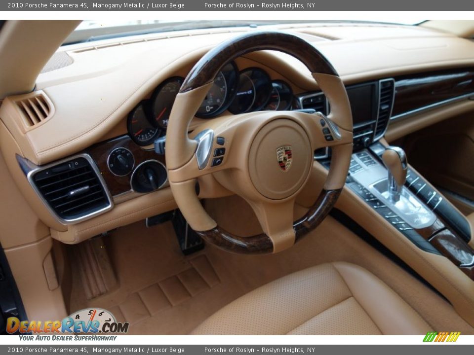 2010 Porsche Panamera 4S Mahogany Metallic / Luxor Beige Photo #21