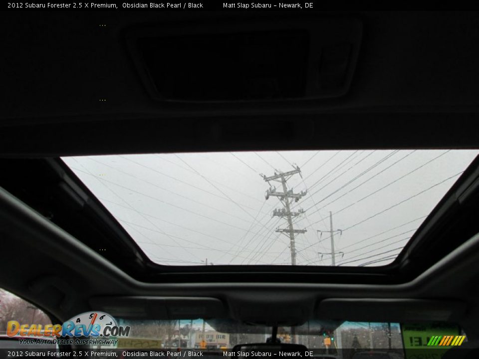 2012 Subaru Forester 2.5 X Premium Obsidian Black Pearl / Black Photo #20