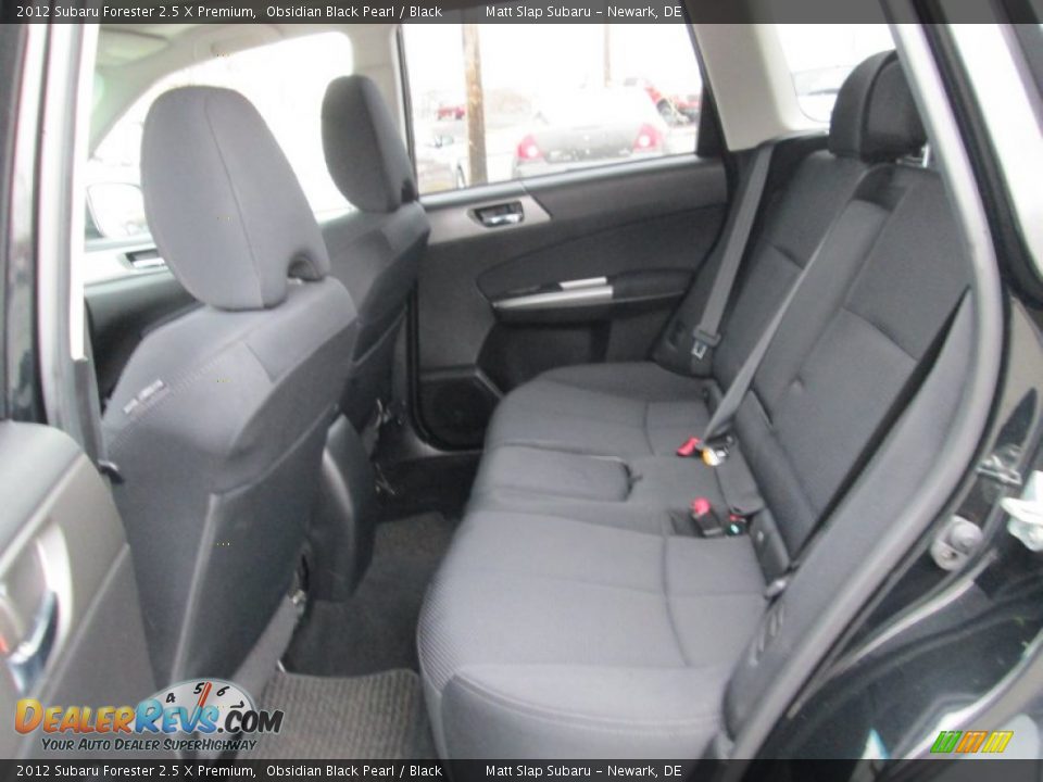 2012 Subaru Forester 2.5 X Premium Obsidian Black Pearl / Black Photo #21