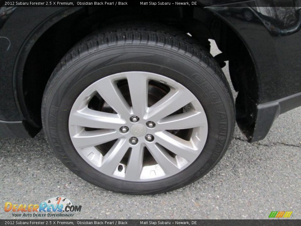2012 Subaru Forester 2.5 X Premium Obsidian Black Pearl / Black Photo #22