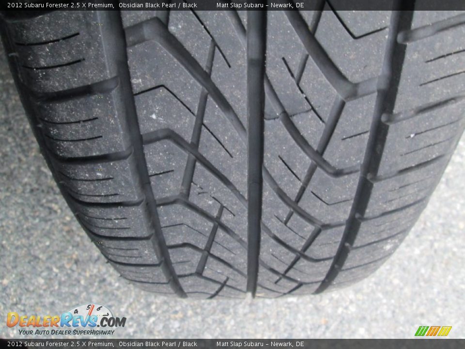 2012 Subaru Forester 2.5 X Premium Obsidian Black Pearl / Black Photo #23