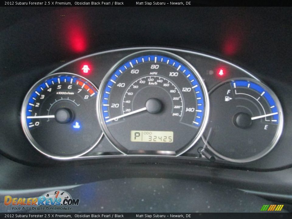 2012 Subaru Forester 2.5 X Premium Obsidian Black Pearl / Black Photo #27