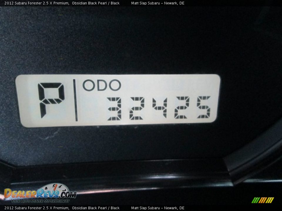 2012 Subaru Forester 2.5 X Premium Obsidian Black Pearl / Black Photo #28