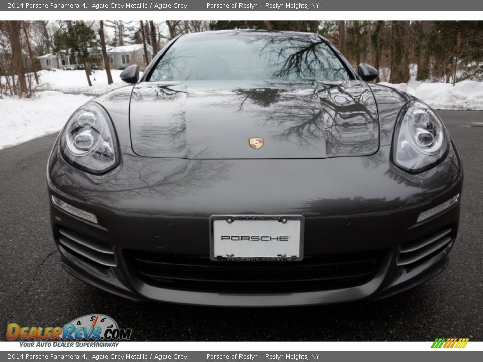 2014 Porsche Panamera 4 Agate Grey Metallic / Agate Grey Photo #2