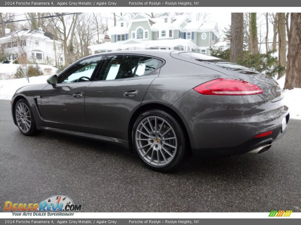 2014 Porsche Panamera 4 Agate Grey Metallic / Agate Grey Photo #4