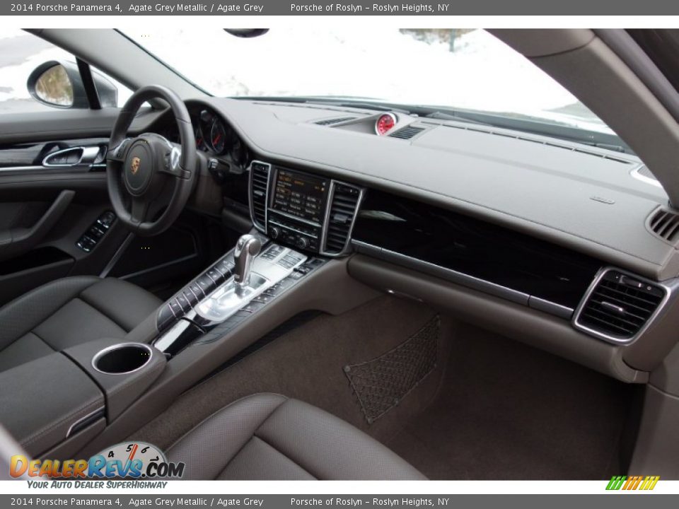 2014 Porsche Panamera 4 Agate Grey Metallic / Agate Grey Photo #20