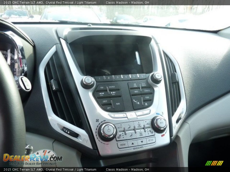 2015 GMC Terrain SLT AWD Crystal Red Tintcoat / Light Titanium Photo #7
