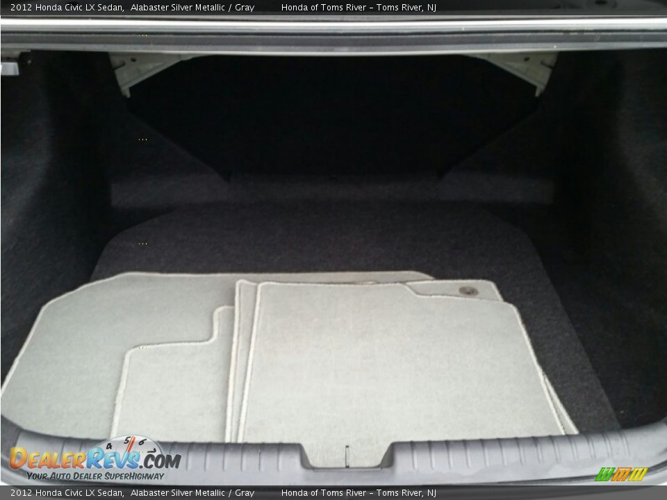 2012 Honda Civic LX Sedan Alabaster Silver Metallic / Gray Photo #20