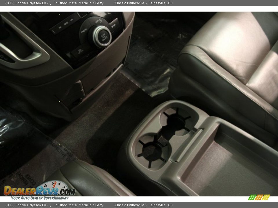 2012 Honda Odyssey EX-L Polished Metal Metallic / Gray Photo #15