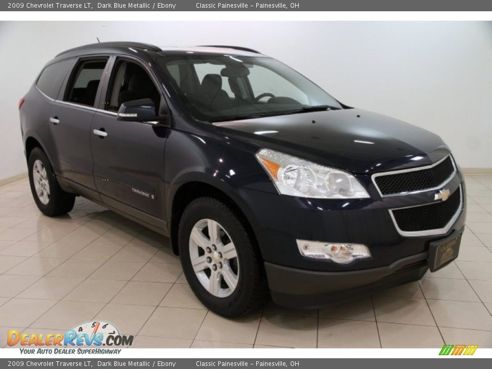 2009 Chevrolet Traverse LT Dark Blue Metallic / Ebony Photo #1