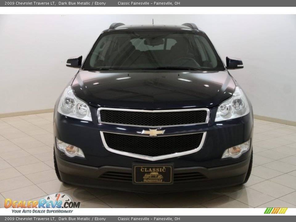 2009 Chevrolet Traverse LT Dark Blue Metallic / Ebony Photo #2