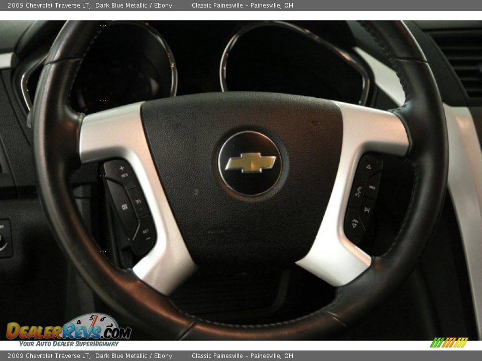 2009 Chevrolet Traverse LT Dark Blue Metallic / Ebony Photo #6