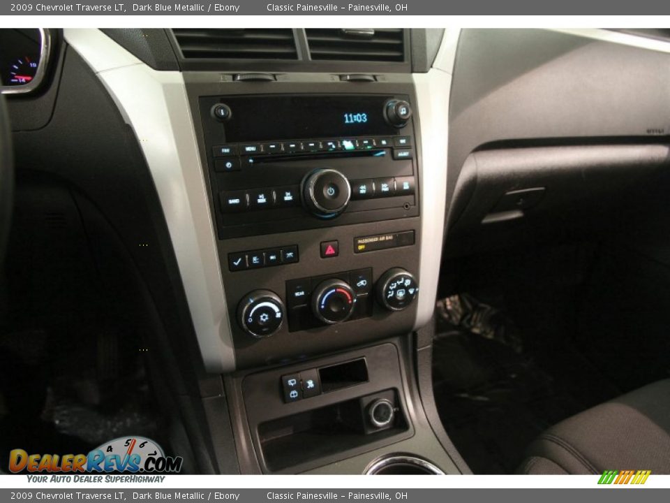 2009 Chevrolet Traverse LT Dark Blue Metallic / Ebony Photo #9