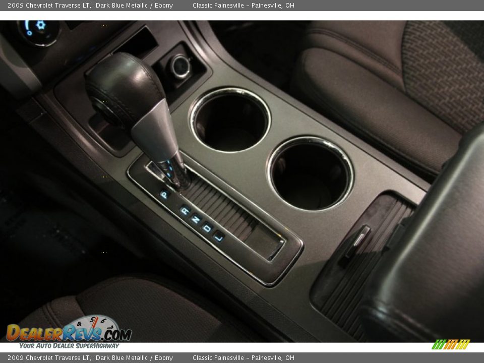 2009 Chevrolet Traverse LT Dark Blue Metallic / Ebony Photo #10
