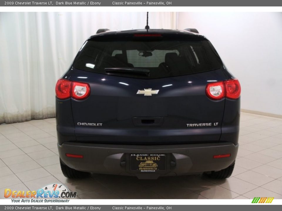 2009 Chevrolet Traverse LT Dark Blue Metallic / Ebony Photo #15