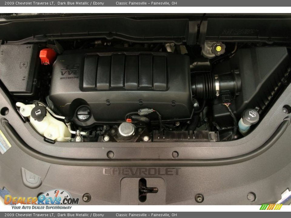 2009 Chevrolet Traverse LT Dark Blue Metallic / Ebony Photo #16