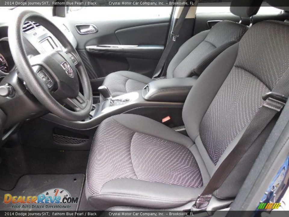 Black Interior - 2014 Dodge Journey SXT Photo #2