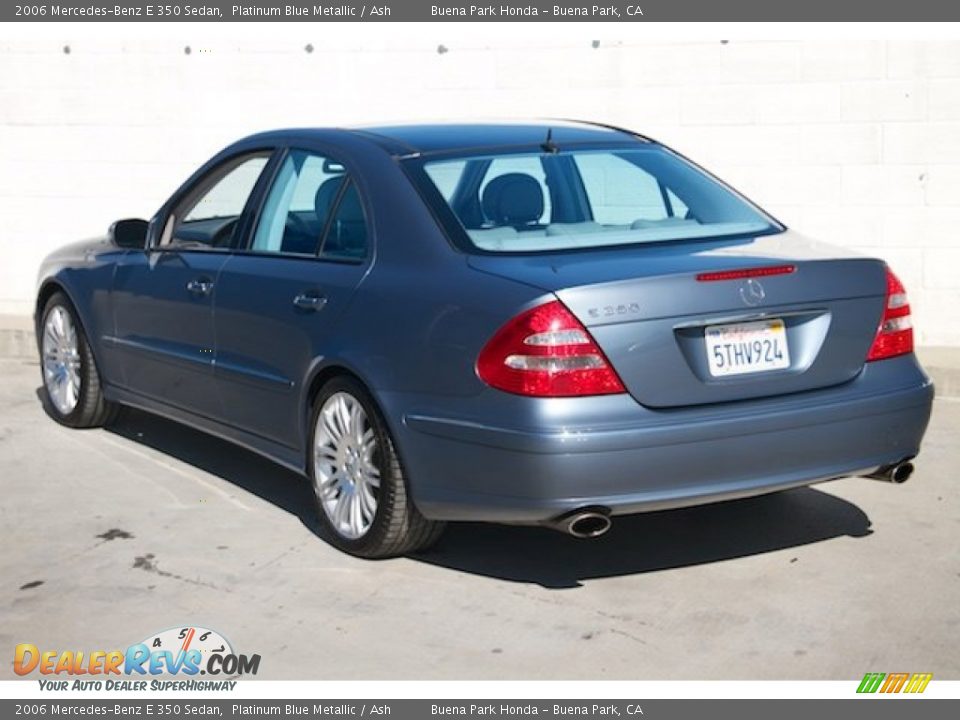 2006 Mercedes-Benz E 350 Sedan Platinum Blue Metallic / Ash Photo #2