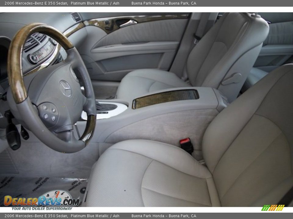 2006 Mercedes-Benz E 350 Sedan Platinum Blue Metallic / Ash Photo #3