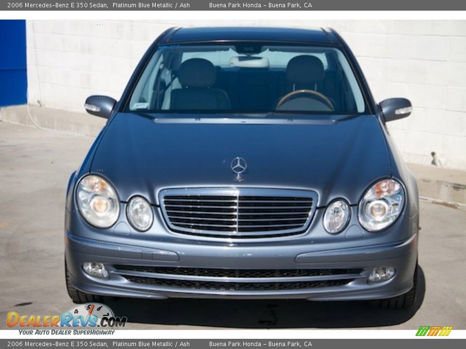 2006 Mercedes-Benz E 350 Sedan Platinum Blue Metallic / Ash Photo #7