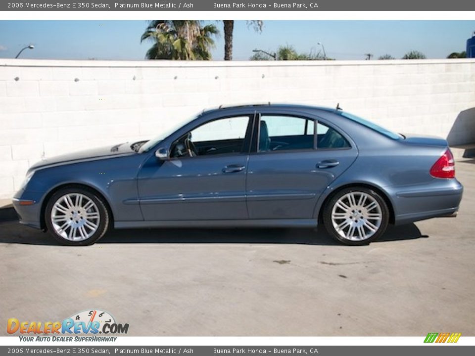 2006 Mercedes-Benz E 350 Sedan Platinum Blue Metallic / Ash Photo #10