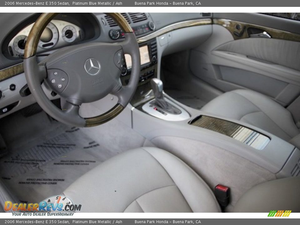 2006 Mercedes-Benz E 350 Sedan Platinum Blue Metallic / Ash Photo #11