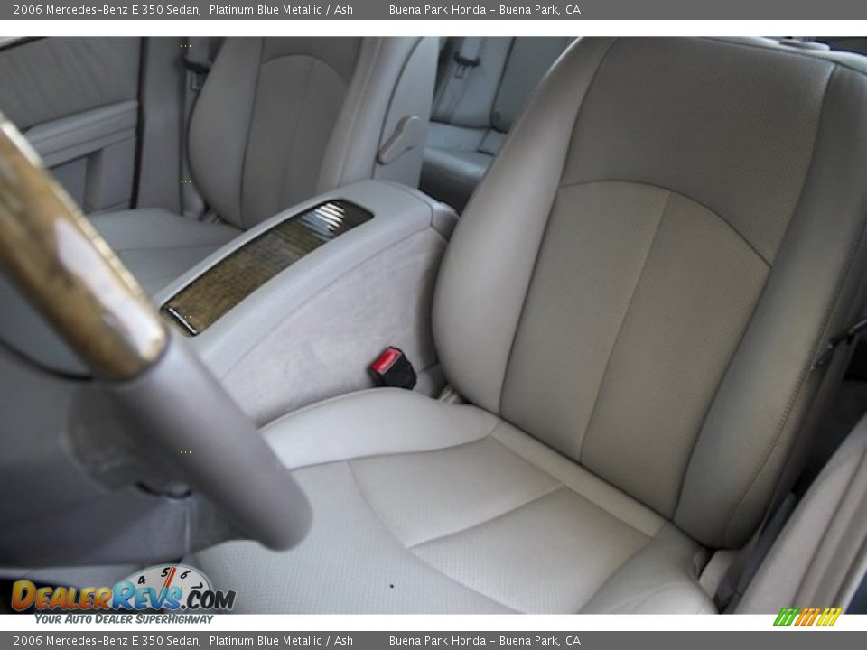 2006 Mercedes-Benz E 350 Sedan Platinum Blue Metallic / Ash Photo #12