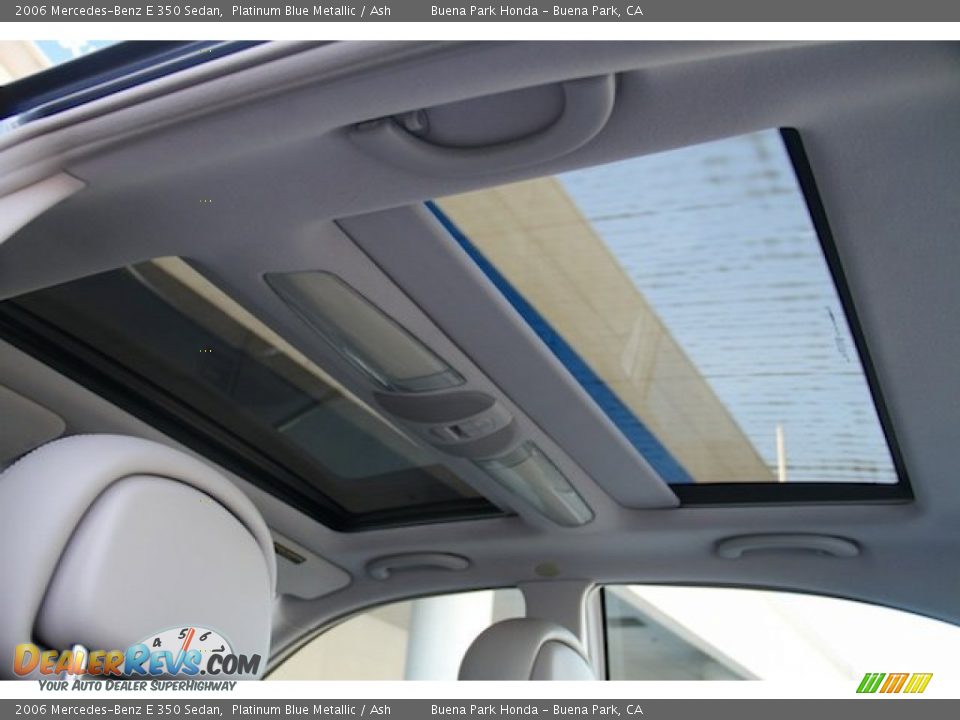 2006 Mercedes-Benz E 350 Sedan Platinum Blue Metallic / Ash Photo #13