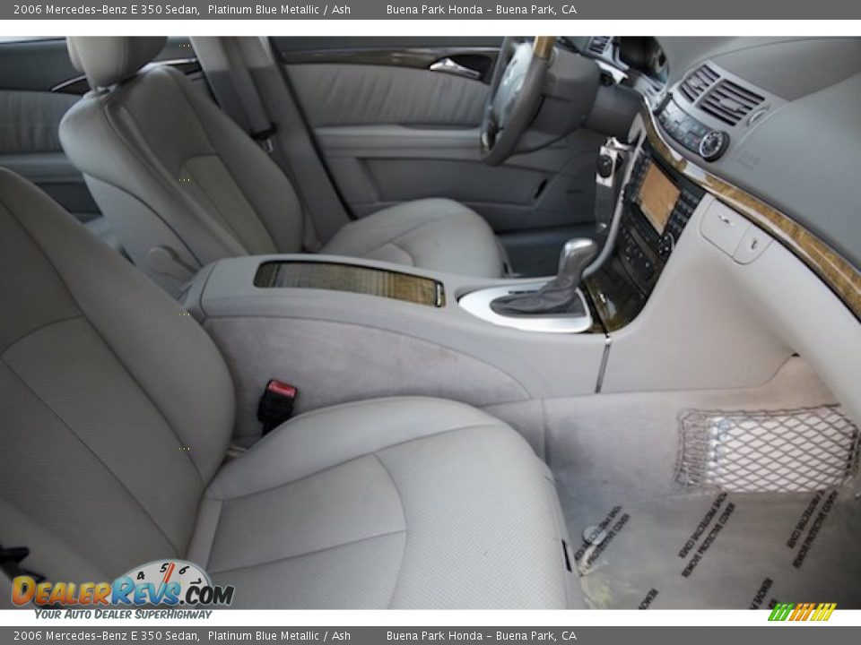 2006 Mercedes-Benz E 350 Sedan Platinum Blue Metallic / Ash Photo #18