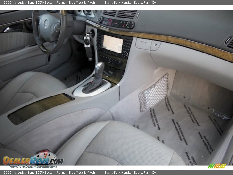 2006 Mercedes-Benz E 350 Sedan Platinum Blue Metallic / Ash Photo #19